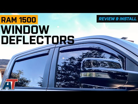 2019-2024 RAM 1500 in-Channel Window Deflectors Review & Install