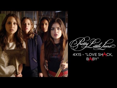 Pretty Little Liars - 'A' Traps The Liars Inside Ezra's Cabin - "Love ShAck, Baby" (4x15)