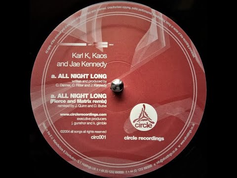 Kaos, Karl K & Jae Kennedy - All Night Long