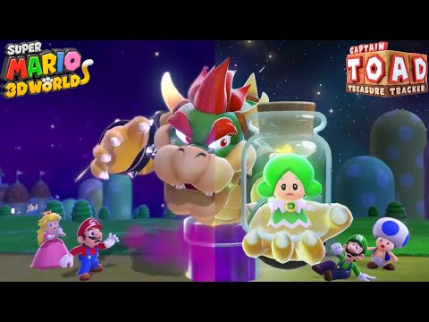 Side By Side Comparison - Super Mario 3D World VS Treasure Tracker Opening