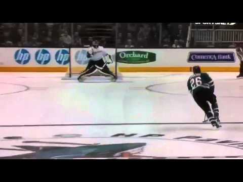 Handzus shootout goal Sharks vs Ducks 1/29/13