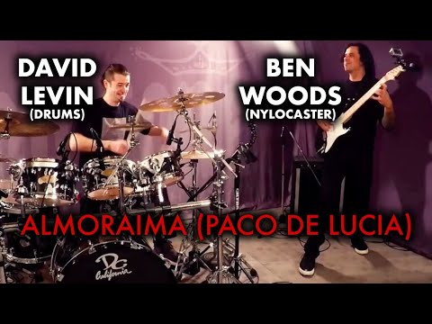 David Levin & Ben Woods - Drums & Nylocaster - Almoraima (Paco de Lucia)