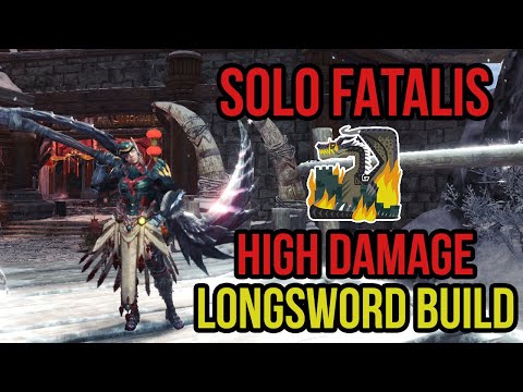Fatalis Longsword Guide - 2X Head Break and Solo (No Fatalis armor)