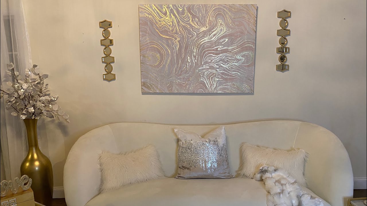 DIY SHOWER CURTAIN WALL ART // DIY a Wall Art  Decor Ideas//  Wall Art Hack