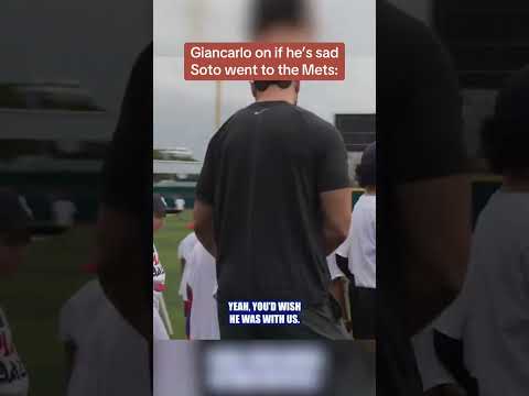 'We’ll be alright.' - Giancarlo Stanton on Juan Soto's departure to Mets (via @playball/X)