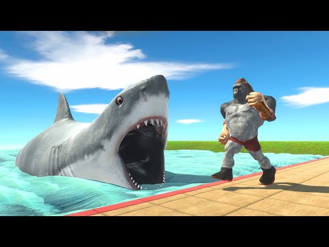 Who Can Cross Deadly River - Animal Revolt Battle Simulator