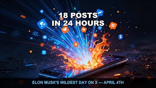 Elon Musk's 18 Posts on April 4th — Tesla Chip Fab, Grok vs ChatGPT