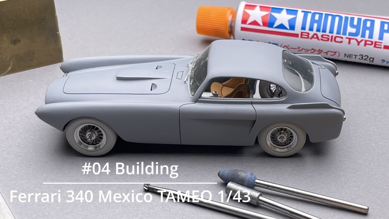 #04 Building Ferrari 340 Mexico TAMEO 1/43 scale model car