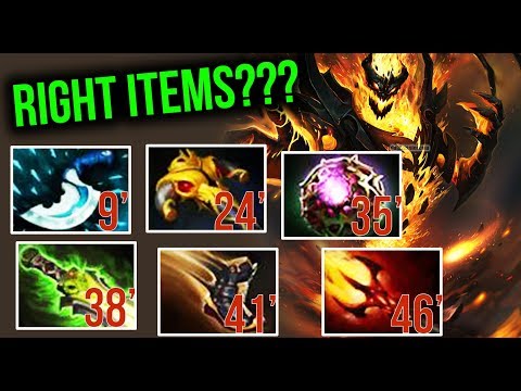 IS That RIGHT Items for Shadow Fiend - Miracle- Dota 2 7.07B
