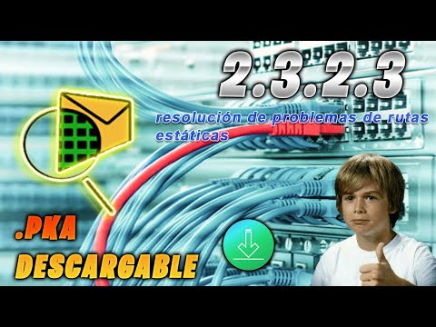 cisco 2.3.2.3 Packet Tracer: resolución de problemas de rutas estáticas
