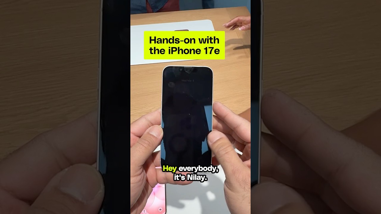 The Apple iPhone 17e is more or less exactly what you’d expect.