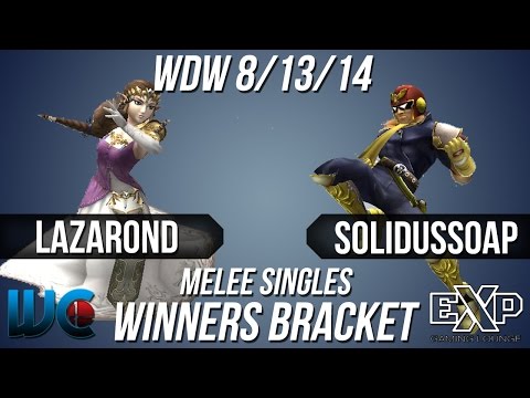 WDW 8/13/14 - Lazarond (Zelda) vs. SolidusSoap (Falcon) Melee Singles Bracket