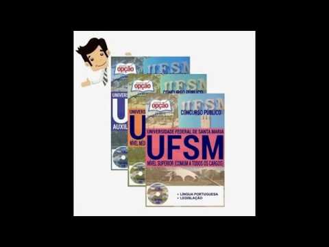 Apostilas do Concurso UFSM Santa Maria 2016 - Diversos Cargos