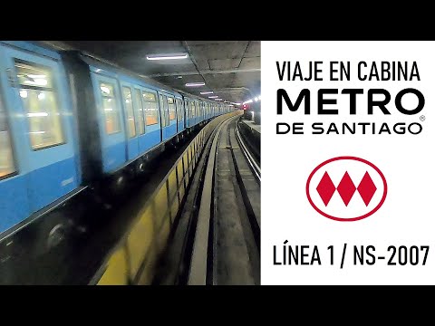 [Cab Ride] Viaje en Cabina de Tren - Línea 1 Metro de Santiago / Tramo Los Dominicos - San Pablo.