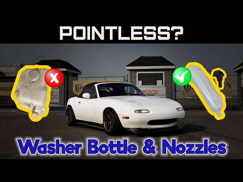 NEW Washer Bottle & Nozzles 🤨 Don't Bother! DIY Miata
