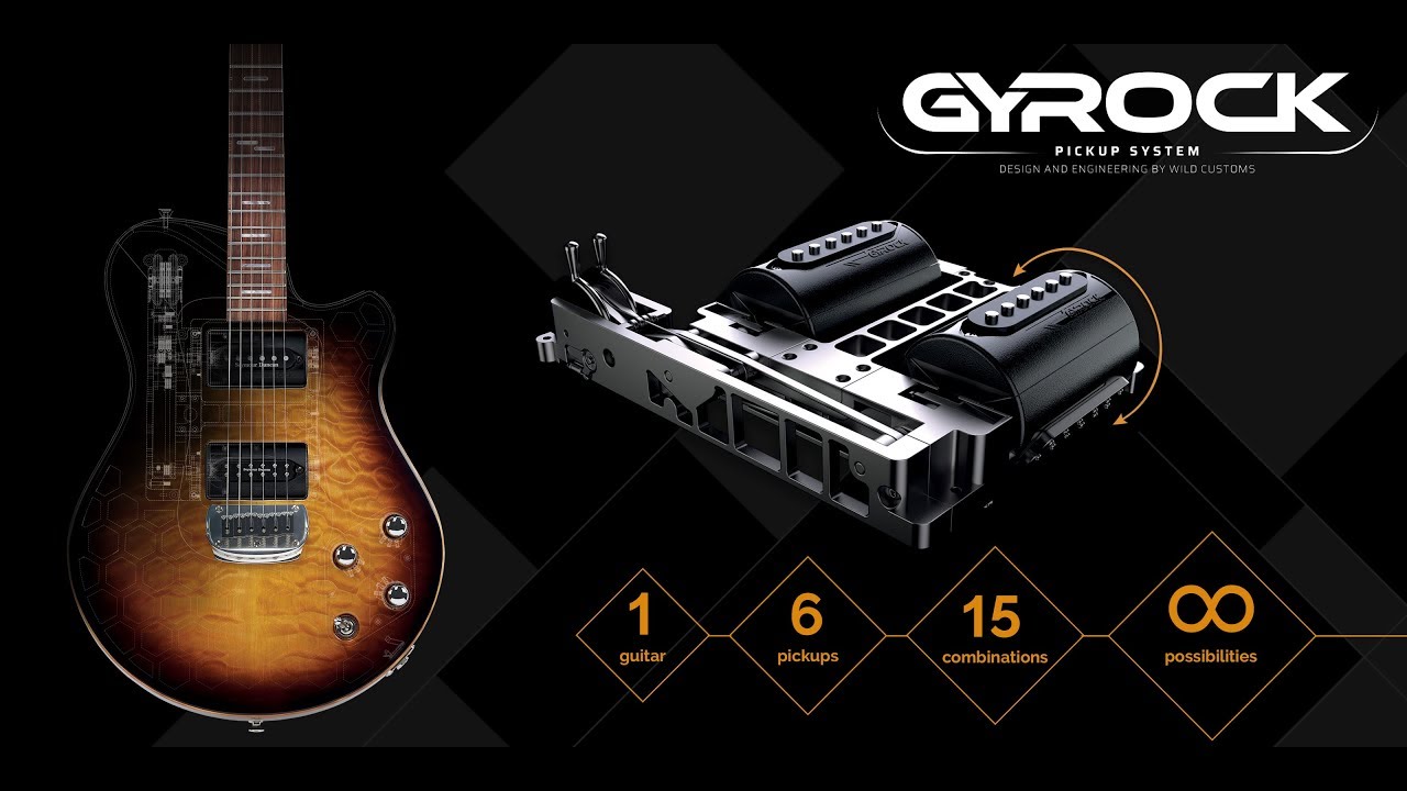 Richard Fortus of GUNS N' ROSES Official Demo for GYROCK GUITARS - One guitar to rock them all! - YouTube