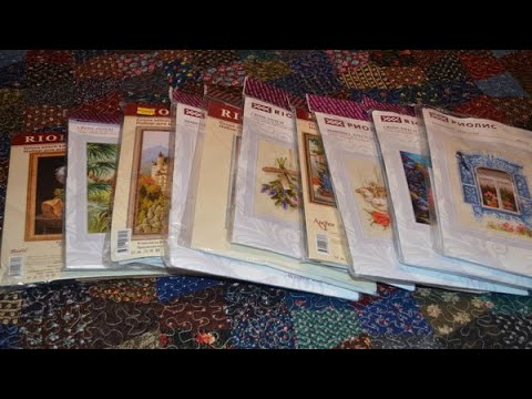 Riolis -- What I Love So Much About These Russian Cross Stitch Kits -- Flosstube