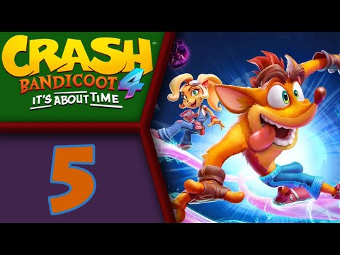 Crash Bandicoot 4: It's About Time playthrough pt5 - Dangerous Dragons and Wall-Running Fun