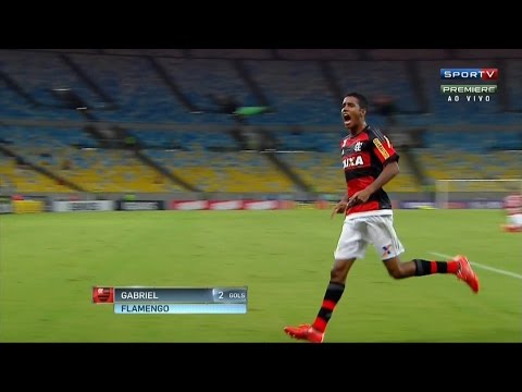 Gol de Gabriel, Flamengo 1 x 0 Chapecoense - Brasileirão 06/06/2015