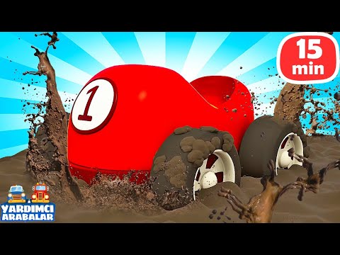 Yardımcı Arabalar - Küçük çocuklar için eğitici dizi! Çizgi film Türkçe - ÖZEL BÖLÜM!