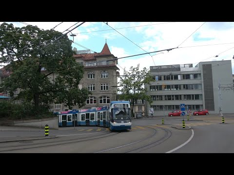 VBZ/VBG Bombardier Cobra & Tram 2000 | tramhalte Haldenegg | tram Zürich | 2019