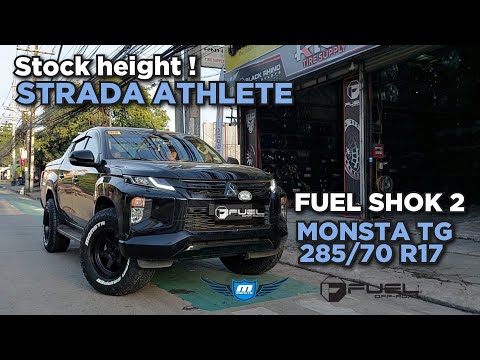 Fuel Shok 2 17" with Monsta Terrain Gripper 285/70 R17 on Mitsubshi Strada Athlete @ RNH Tire Supply
