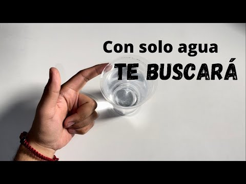 Hechizo para ENAMORAR Y ATRAER a quien sea (Con solo agua)