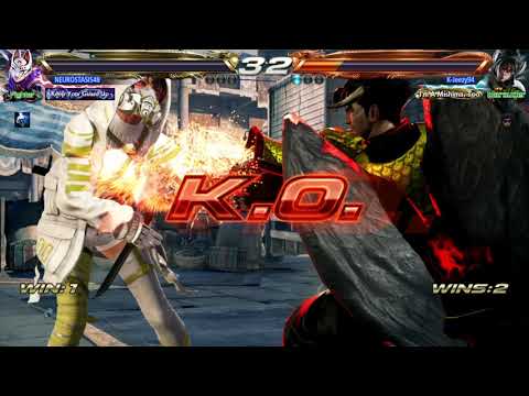 TEKKEN™7 RANKED MATCHES ONLINE NEUROSTASIS48(Kunimitsu) VS Me (DVJ)