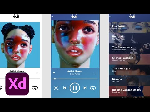 Getting Started in Adobe XD: Creating a Music App (Part 1 of 2) | Adobe Creative Cloud