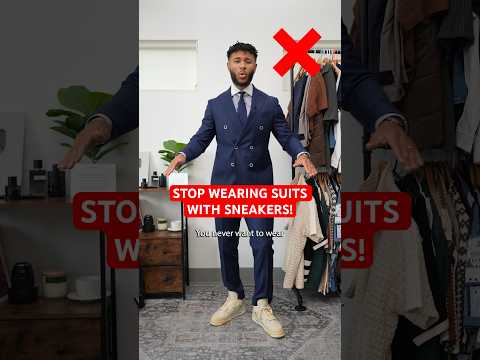 How To Wear Sneakers With Suits