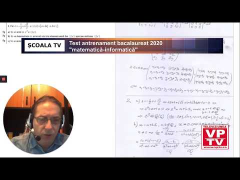 Test antrenament bacalaureat 2020 matematică – informatică