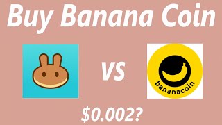 BananaCoin New Coin How To Buy On Pancakeswap VS Metamask 200%