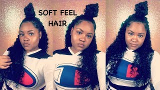Half Up Half Down Deep Wave Sew In | Soft Feel Hair