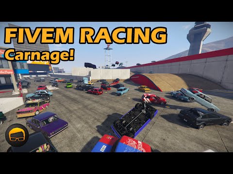 125 Players + Wreckfest Tracks = Complete Carnage - GTA FiveM Racing №68