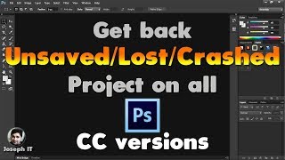 Adobe Photoshop CC | Enable Autosave and get crashed or unsaved File back