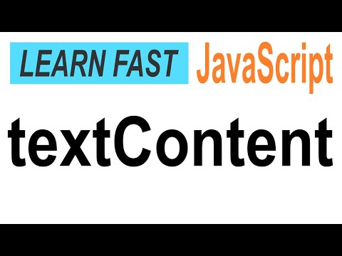 Javascript Element Textcontent Javascript Tutorial For Beginners
