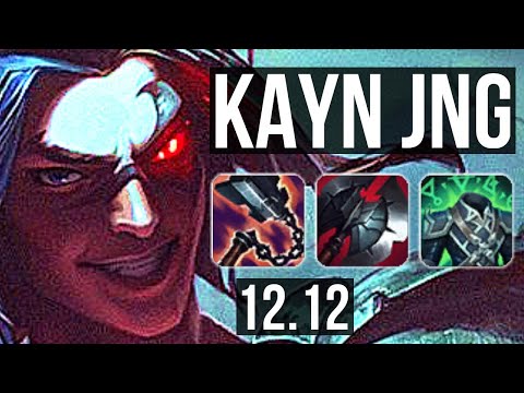 KAYN vs EKKO (JNG) | 10/0/13, Rank 5 Kayn, 70% winrate, Legendary | KR Challenger | 12.12