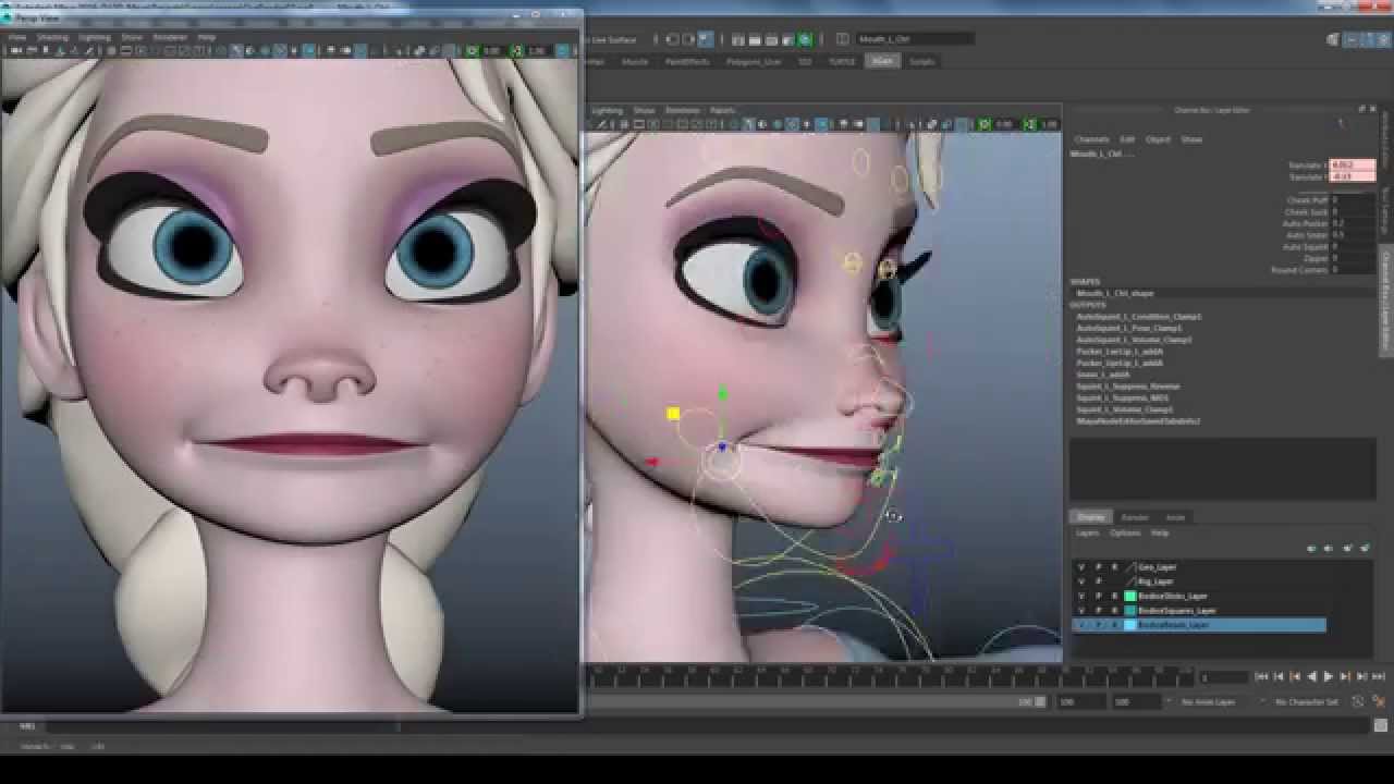 Elsa - Facial Rig