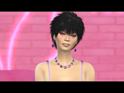 sims game cc download asian girls female Asuka Nakamura by Bonita100 Cas Video Preview