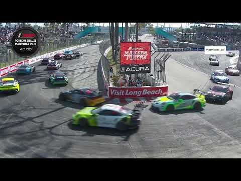 Race 2 - 2023 Porsche Carrera Cup North America At Long Beach Street Circuit