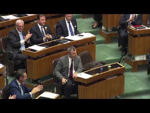 Nationalrat angelobt - Norbert Hofer Dritter Präsident