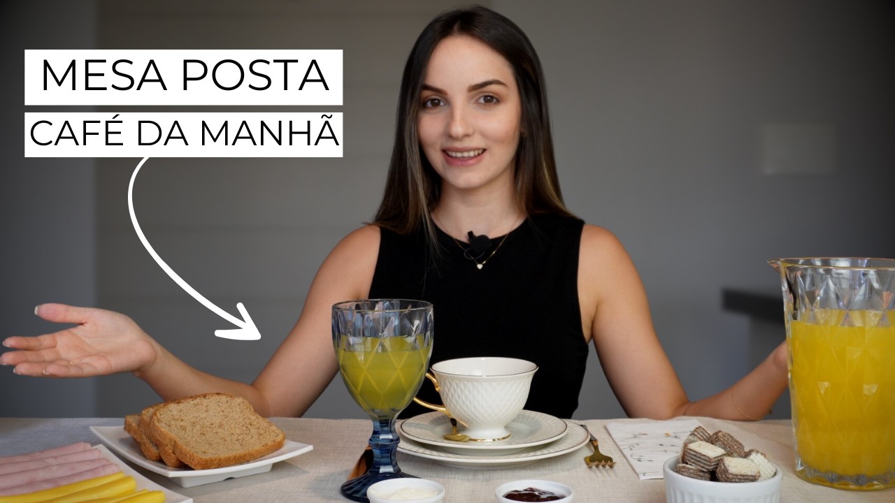 How to set up a BREAKFAST or AFTERNOON TABLE | TABLE SETTING in practice