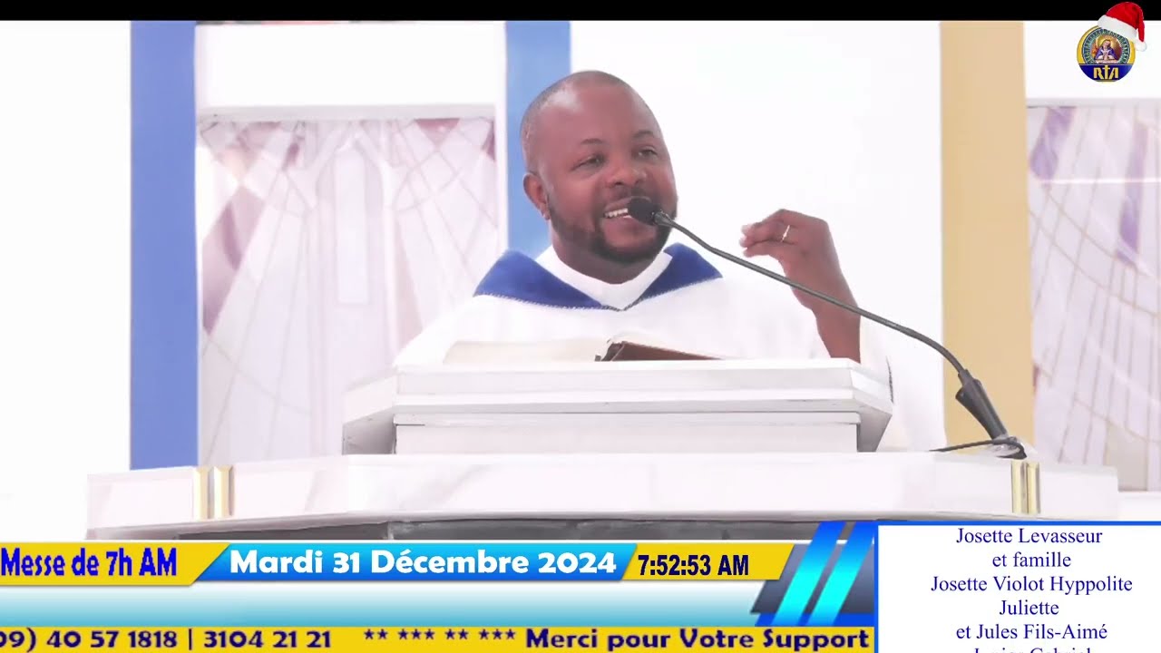 7ème jour dans l'Octave de la Nativité - Messe de 7h AM | Mardi 31 Décembre 2024