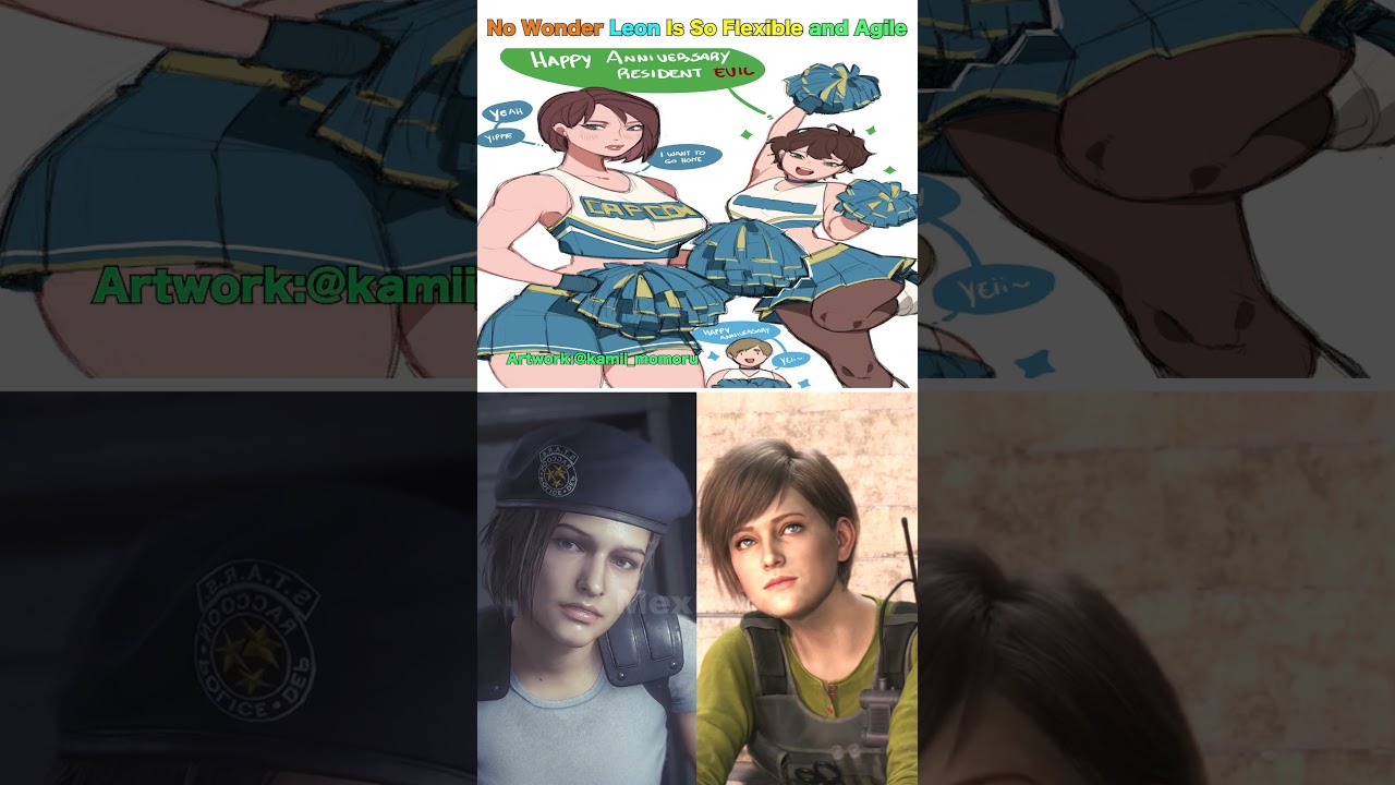 No Wonder Leon Is So Flexible and Agile #residentevilrequiem #re9