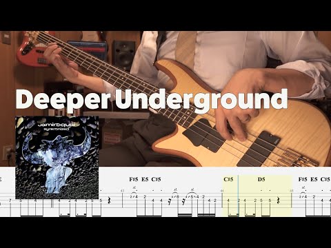Deeper Underground - Jamiroquai (Bass Cover with Tab)