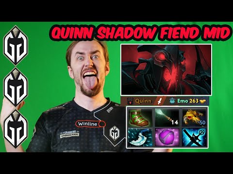 Insane Quinn Shadow Fiend Performance! | Midlane Carry vs Emo