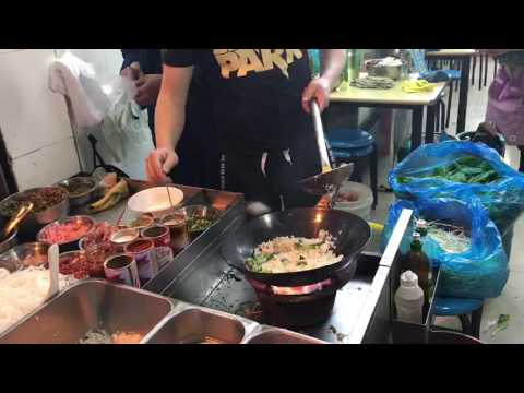 Arroz frito em torno de Nanjing Road, Xangai