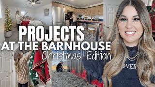 CHRISTMAS DIY PROJECTS AT THE BARNHOUSE | GET IT ALL DONE CHRISTMAS EDITION | HOME DIY PROJECTS