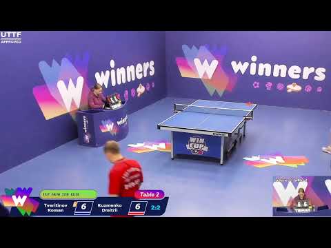 WINners CUP table 2  24.10 Tveritinov Roman - Kuzmenko Dmitrii  17:45