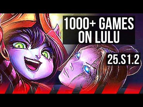 LULU vs ORIANNA (TOP) | 1000+ games, Godlike | KR Challenger | 25.S1.2